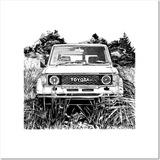 70 series landcruiser Posters and Art